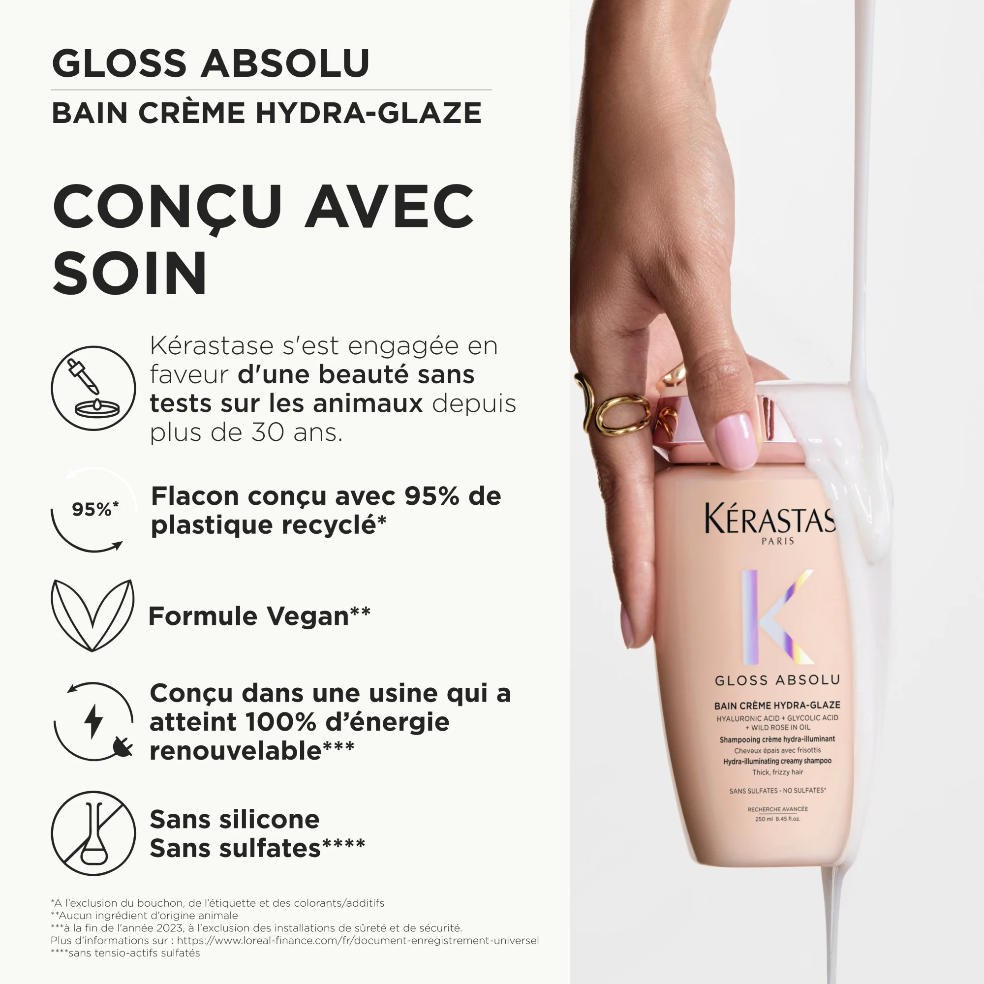 Bain Crème Hydra-Glaze Gloss Absolu Kérastase - Image 3