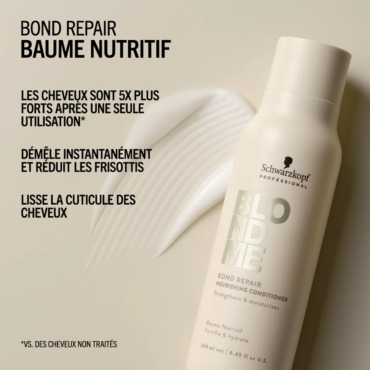 Baume Nutritif Blond Me Bond Repair Schwarzkopf 250ML - Image 2