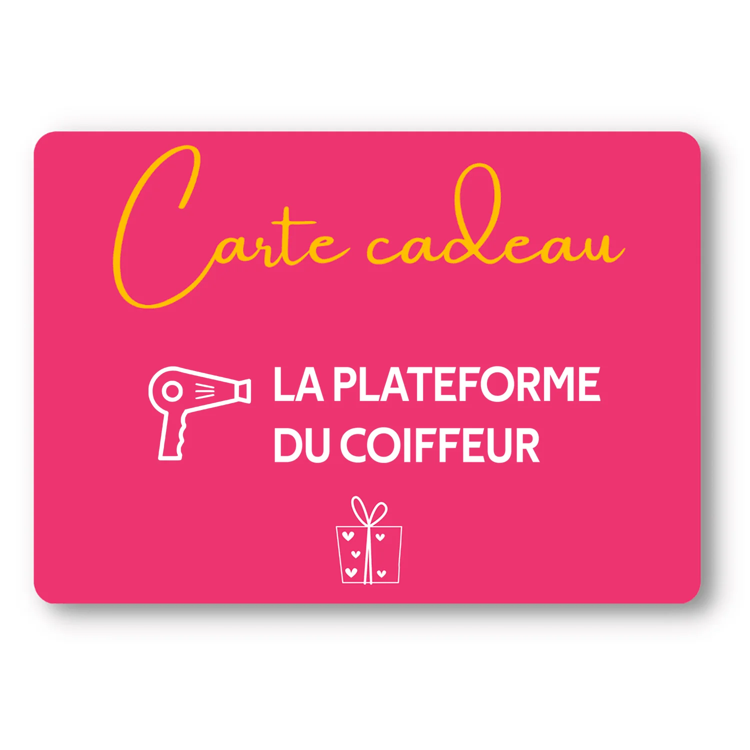 E-Carte Cadeau La Plateforme du Coiffeur