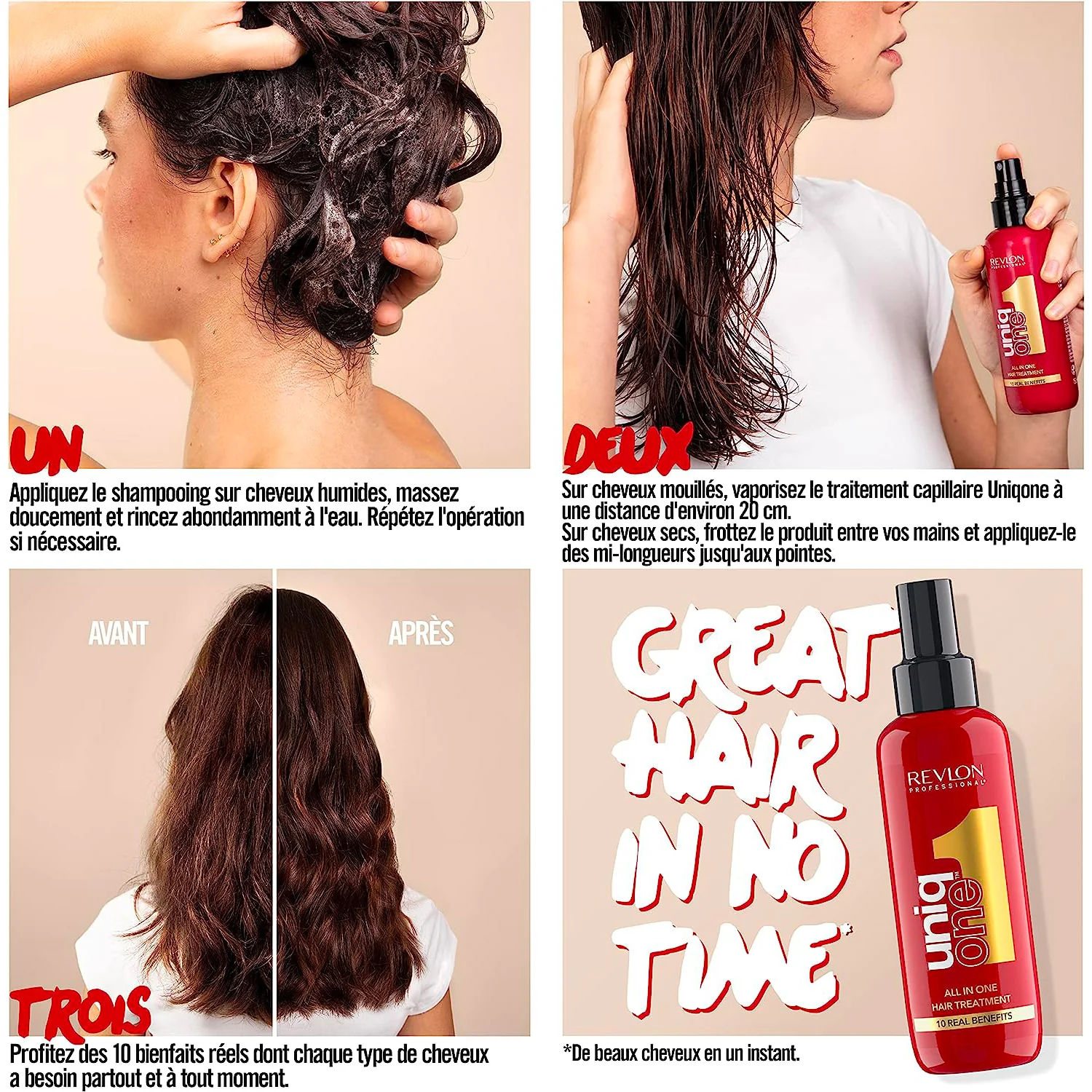 Coffret Spray + Shampoing Revlon Uniq One - Image 2