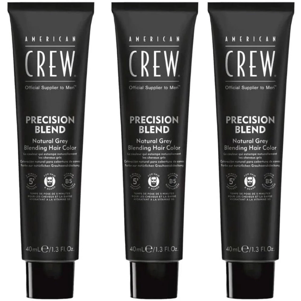 Coloration Homme Precision Blend Chataîn (4-5) American Crew 3x40ML - Image 2