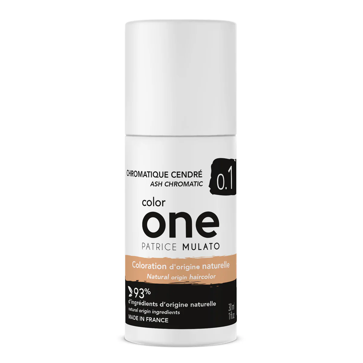 Coloration Naturelle 0.1 Cendré Chromatique Color One Mulato 30 ML