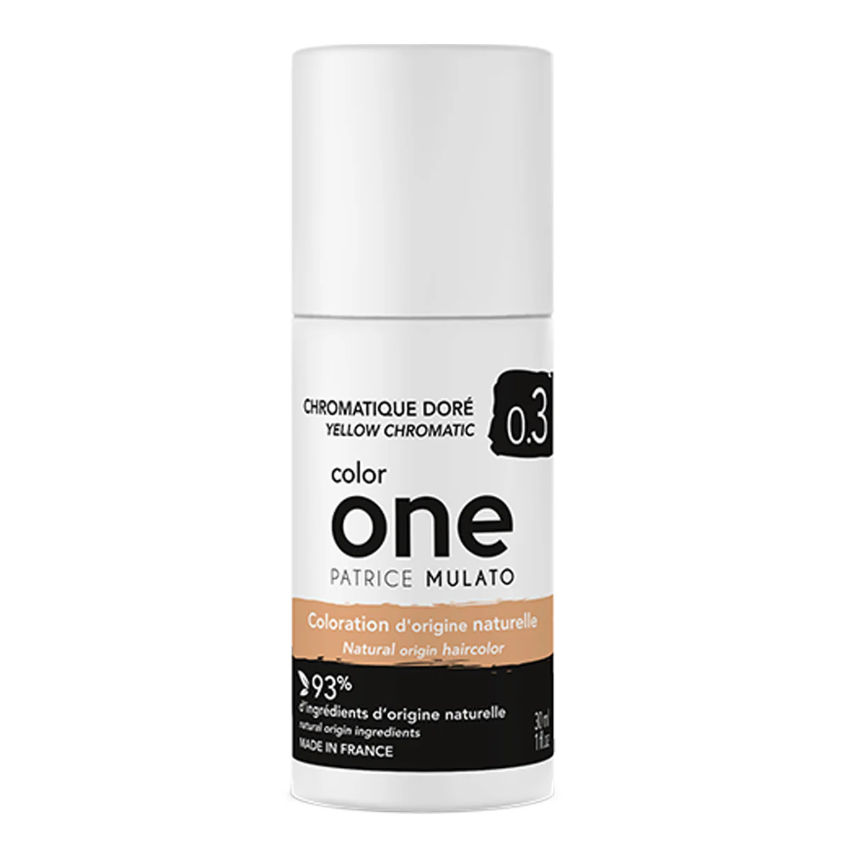 Coloration Naturelle 0.3 Doré Chromatique Color One Mulato 30 ML