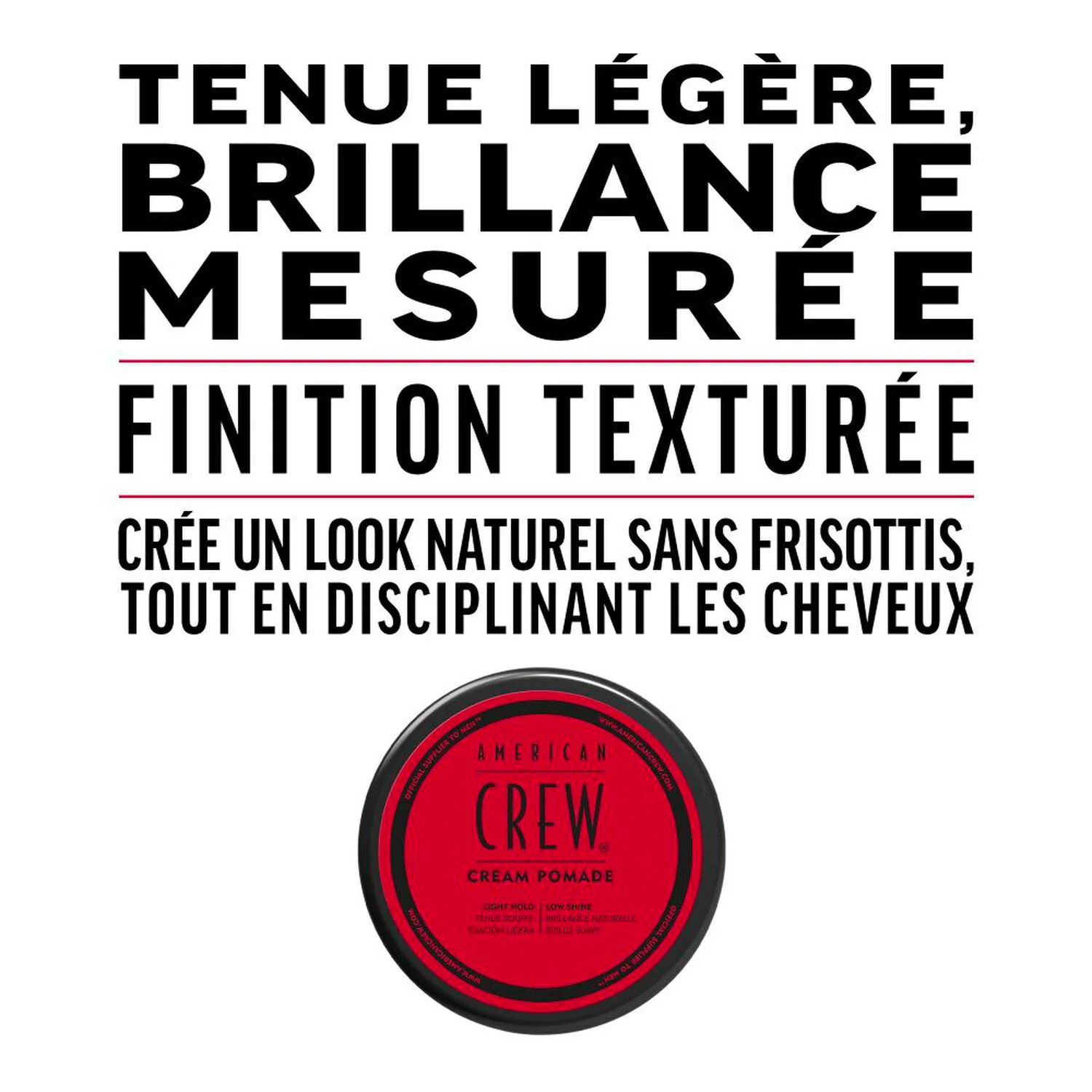 Cream Pomade American Crew 85 G - Image 3