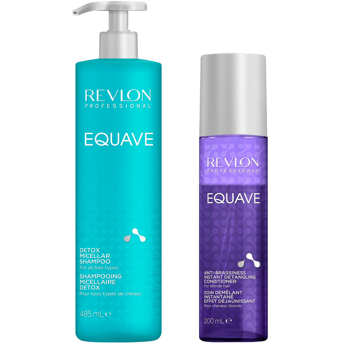 Duo Revlon Spray + Shampoing Equave Blonde