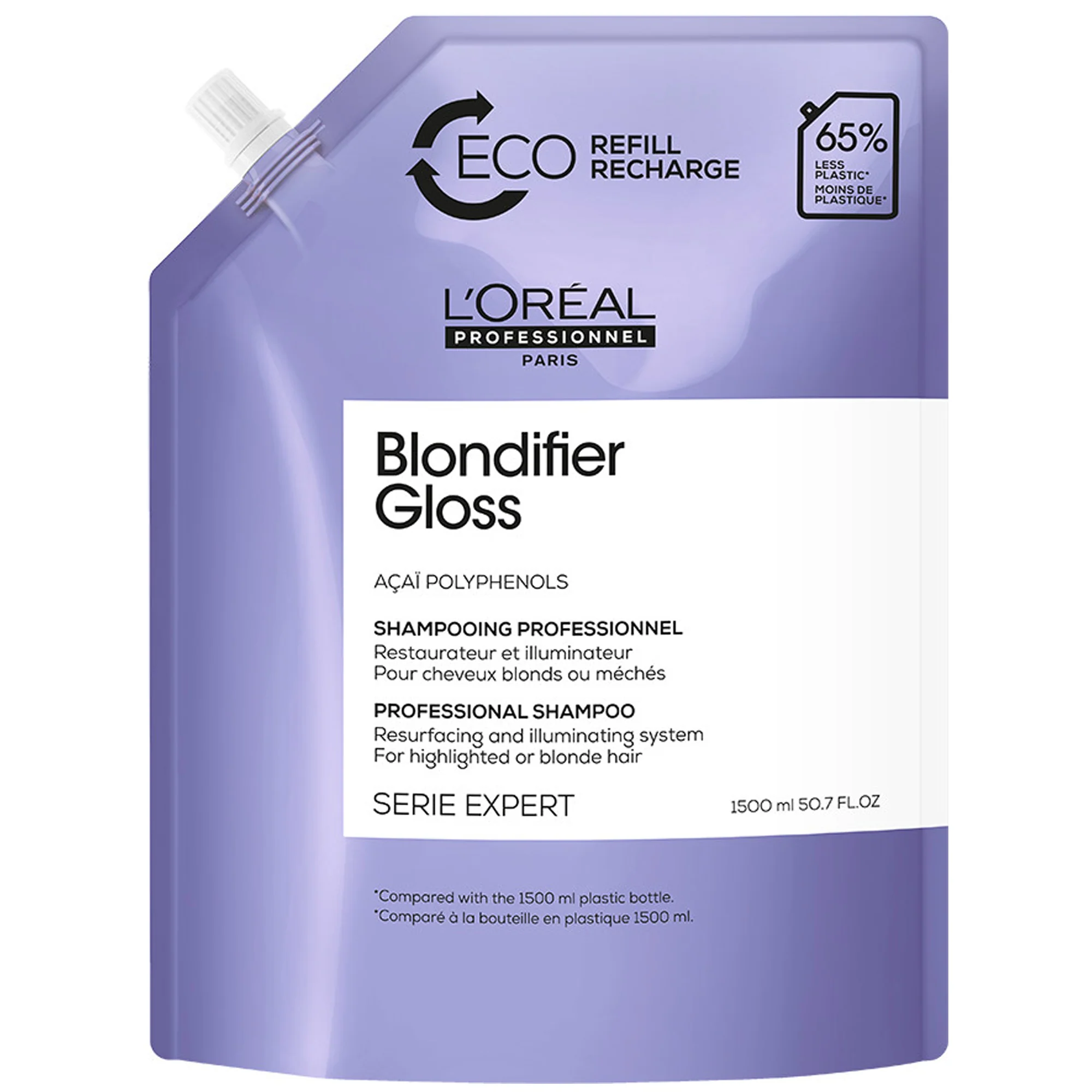 Éco-Recharge Shampoing Blondifier Gloss L'Oréal Professionnel 1500 ML