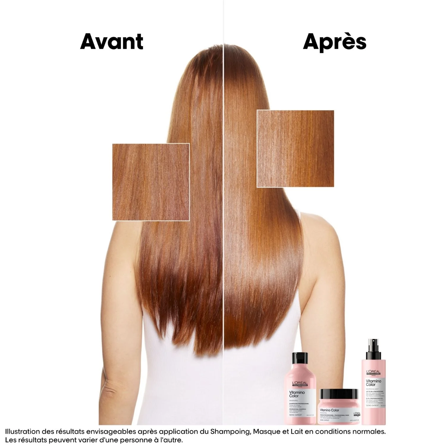 Éco-Recharge Shampoing Vitamino Color L'Oréal Pro 500 ML - Image 6