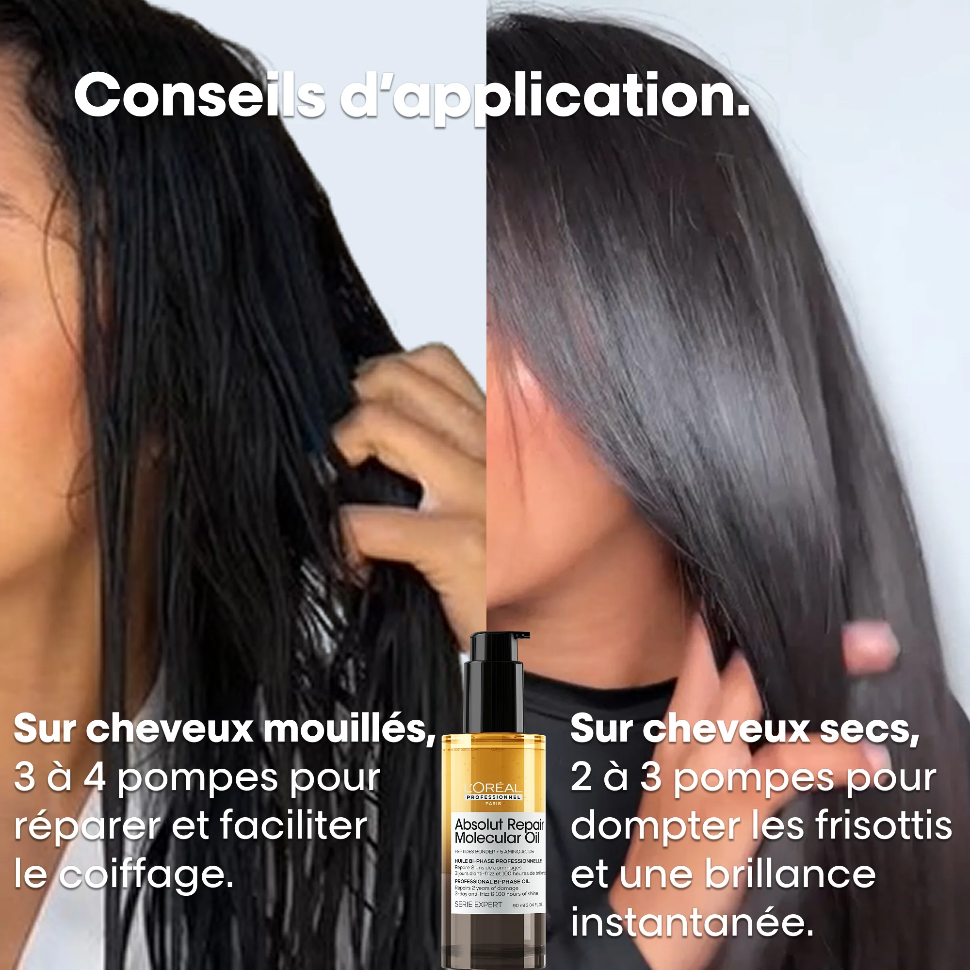 Huile Bi-Phase Absolut Repair Molecular L'Oréal Professionnel - Image 8
