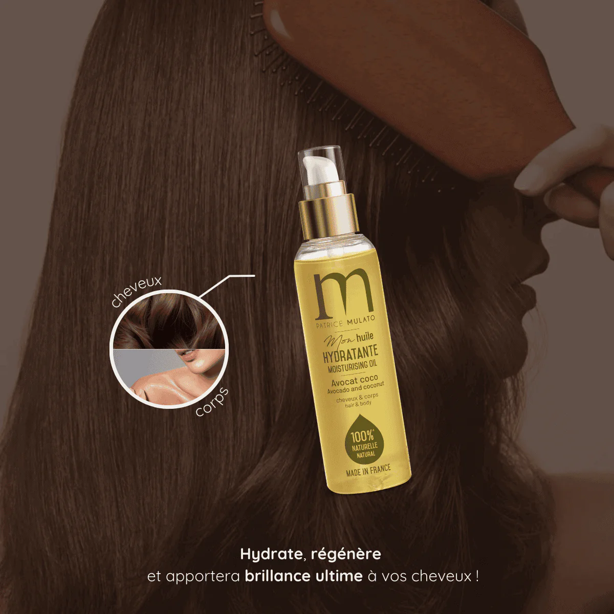 Huile Hydratante Avocat et Coco Mulato 120 ML - Image 2