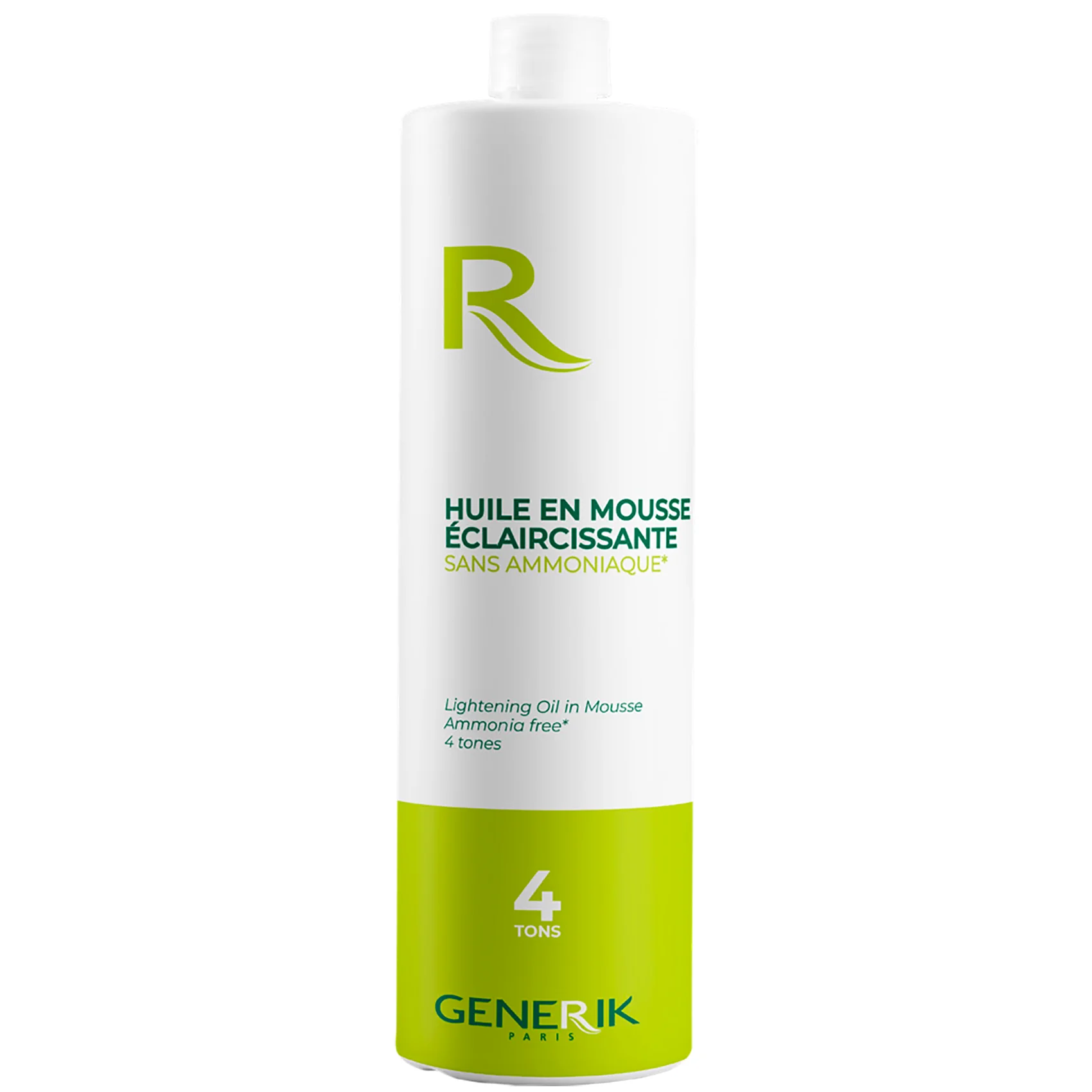 Huile Éclaircissante Sans Ammoniaque 4 Tons Generik 500 ML