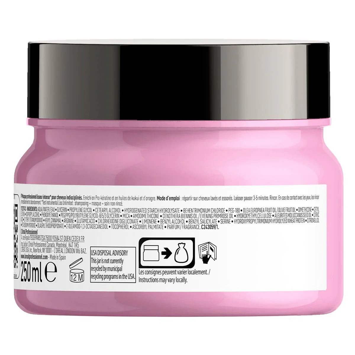 Masque Liss Unlimited L'Oréal Professionnel 250 ML - Image 2