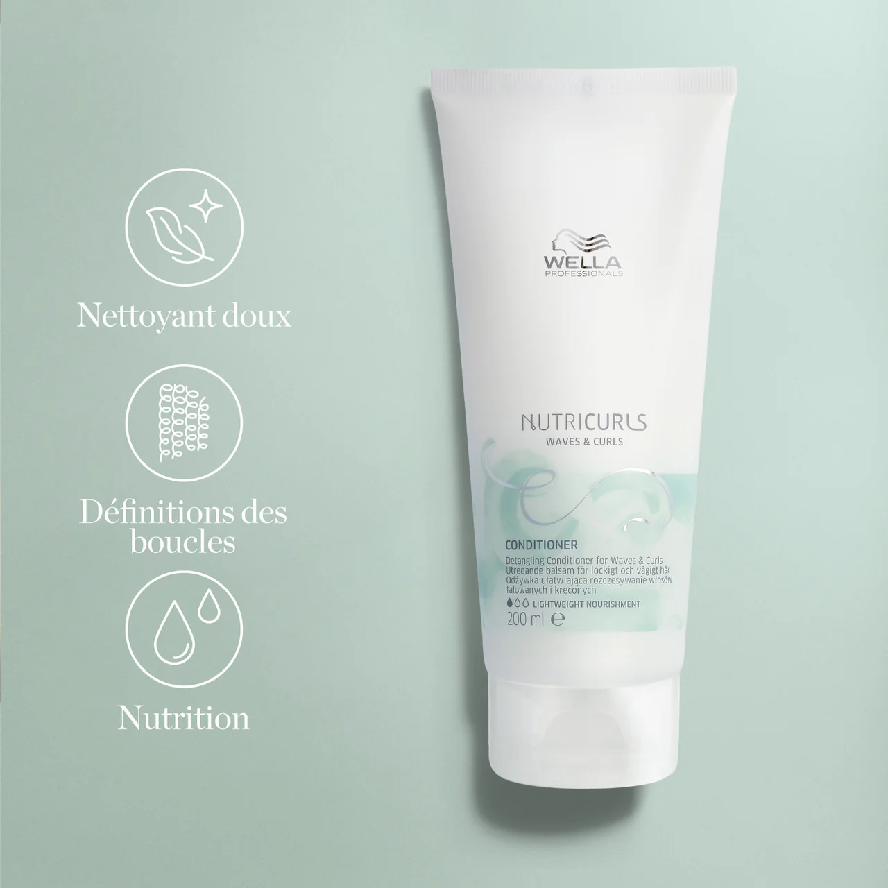 Conditioner Nutricurls Wella 200 ML - Image 2