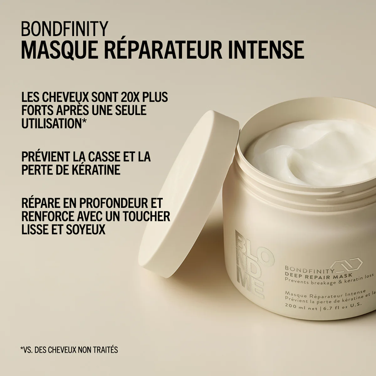 Masque Réparateur Blond Me Bondfinity Schwarzkopf 200 ML - Image 2