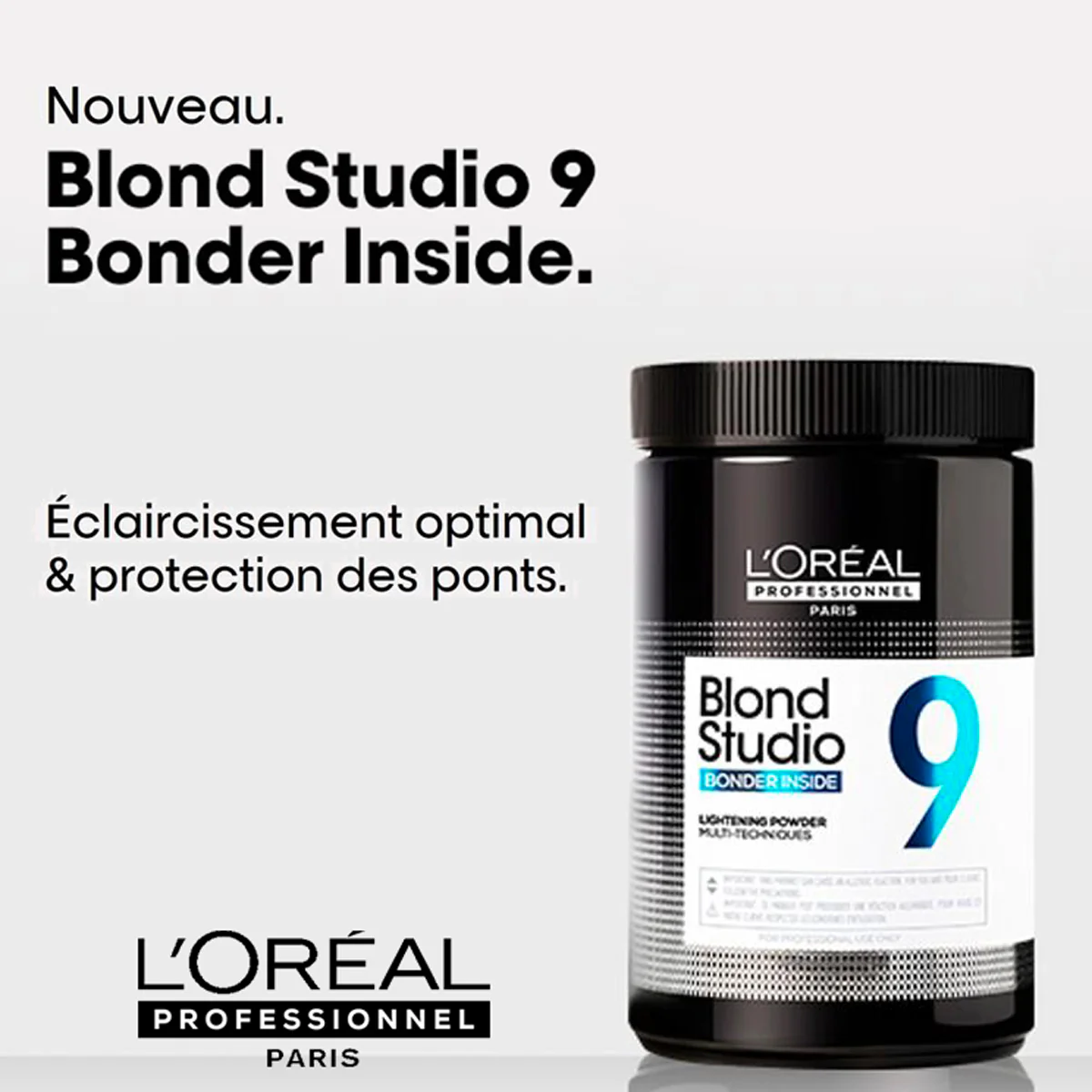 Poudre Décolorante 9 Bonder Inside Blond Studio L'Oréal Professionnel 500G - Image 2