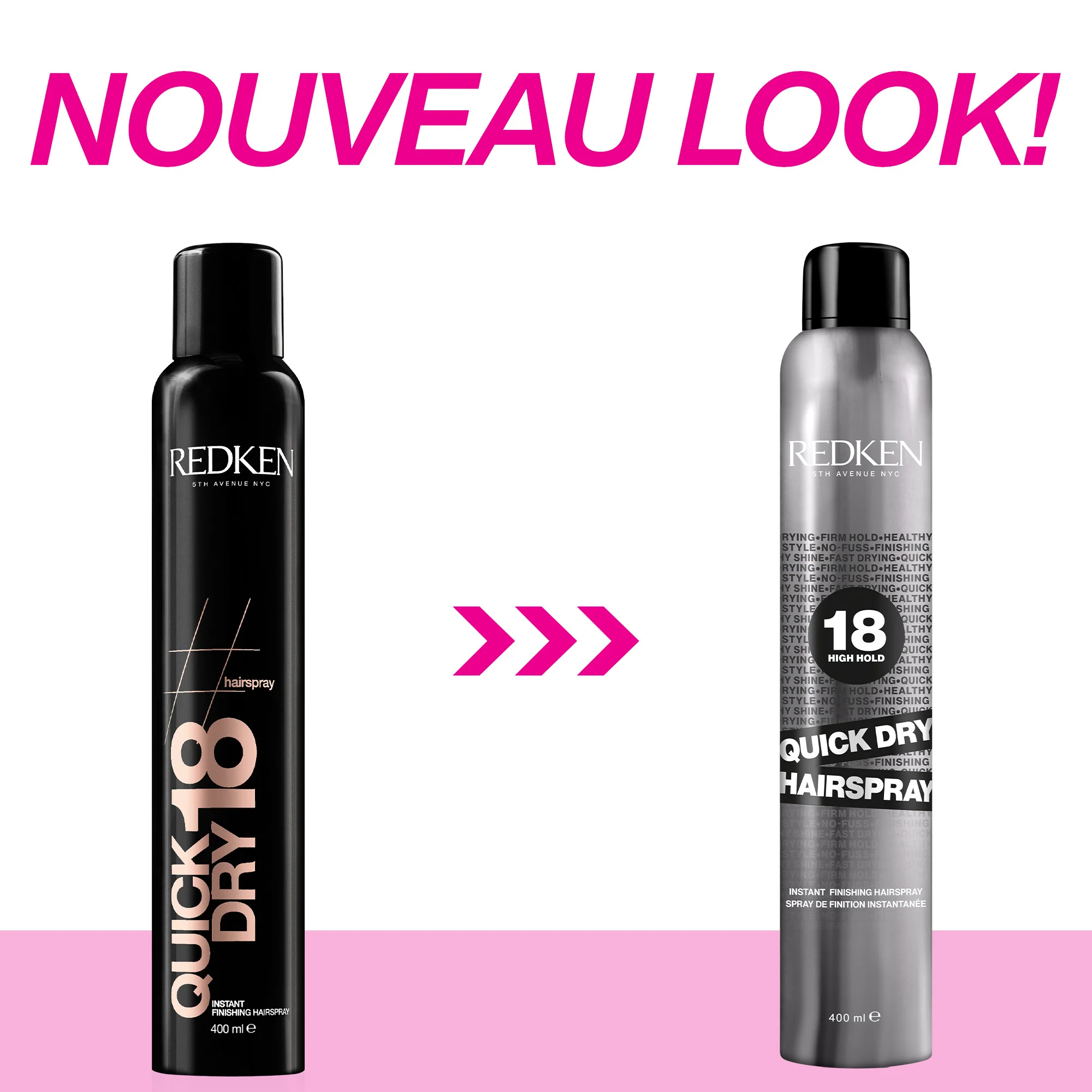 Quick Dry Hairspray 18 Redken 400 ML - Image 2