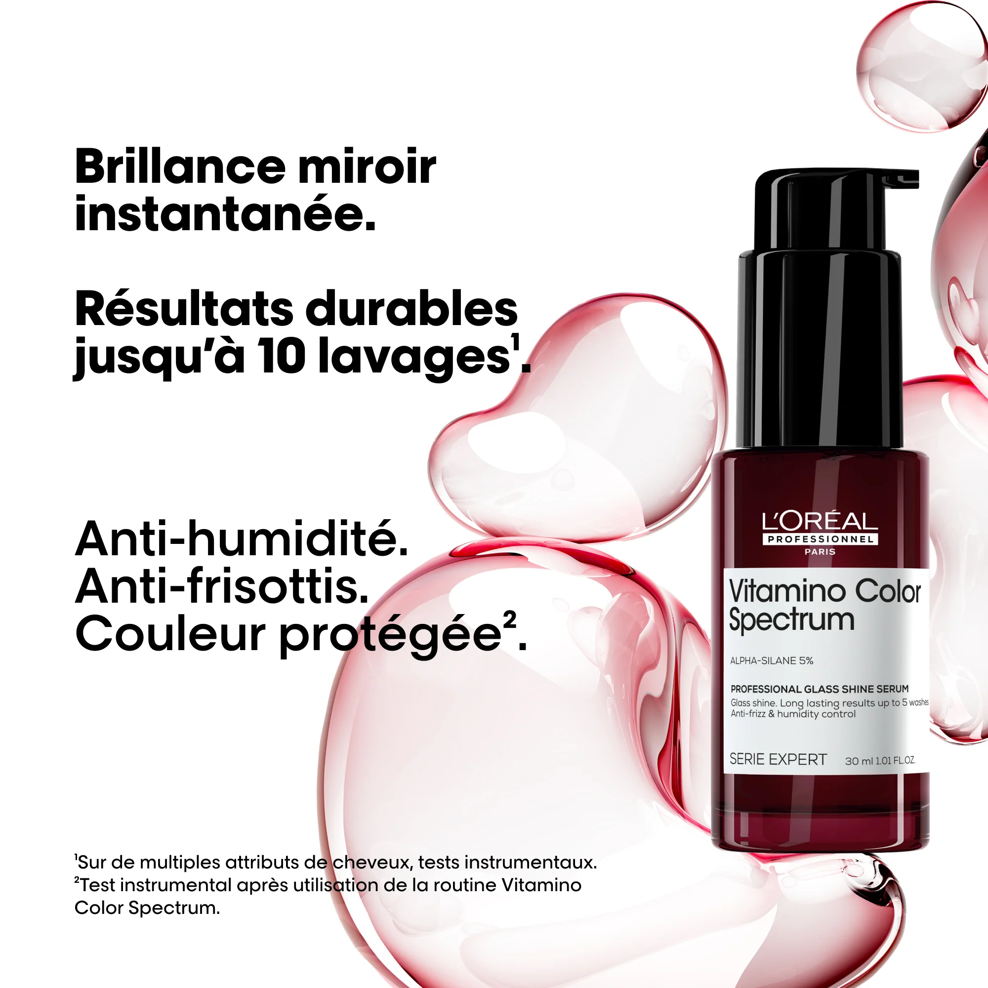 Sérum Concentré Brillance Vitamino Color Spectrum L'Oréal Professionnel 30 ML - Image 2