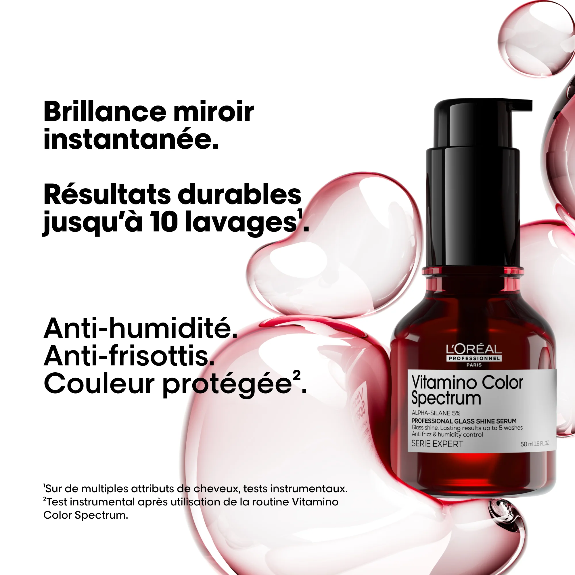 Sérum Concentré Brillance Vitamino Color Spectrum L'Oréal Professionnel 50 ML - Image 2