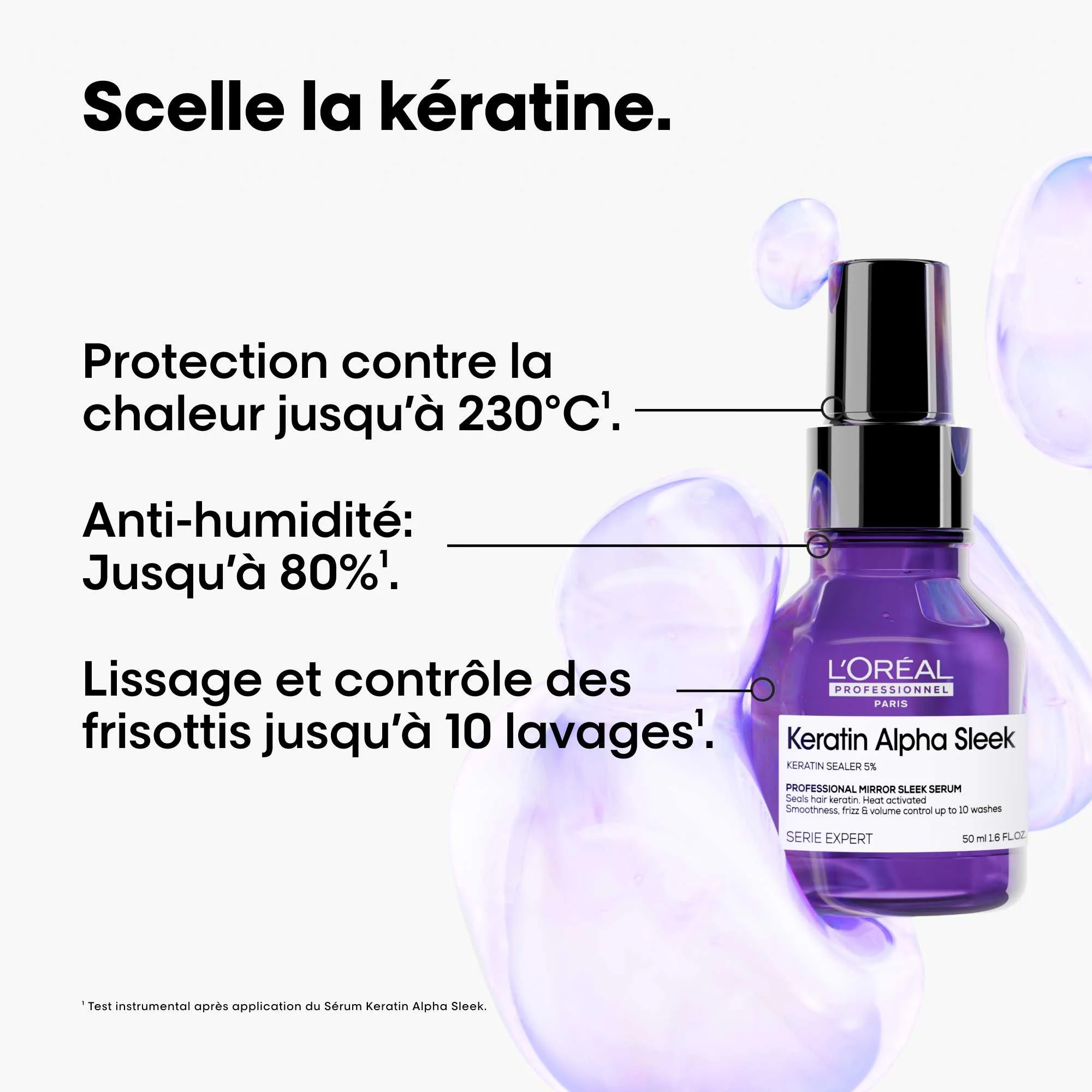 Sérum Keratin Alpha Sleek L'Oréal Professionnel 50 ML - Image 2