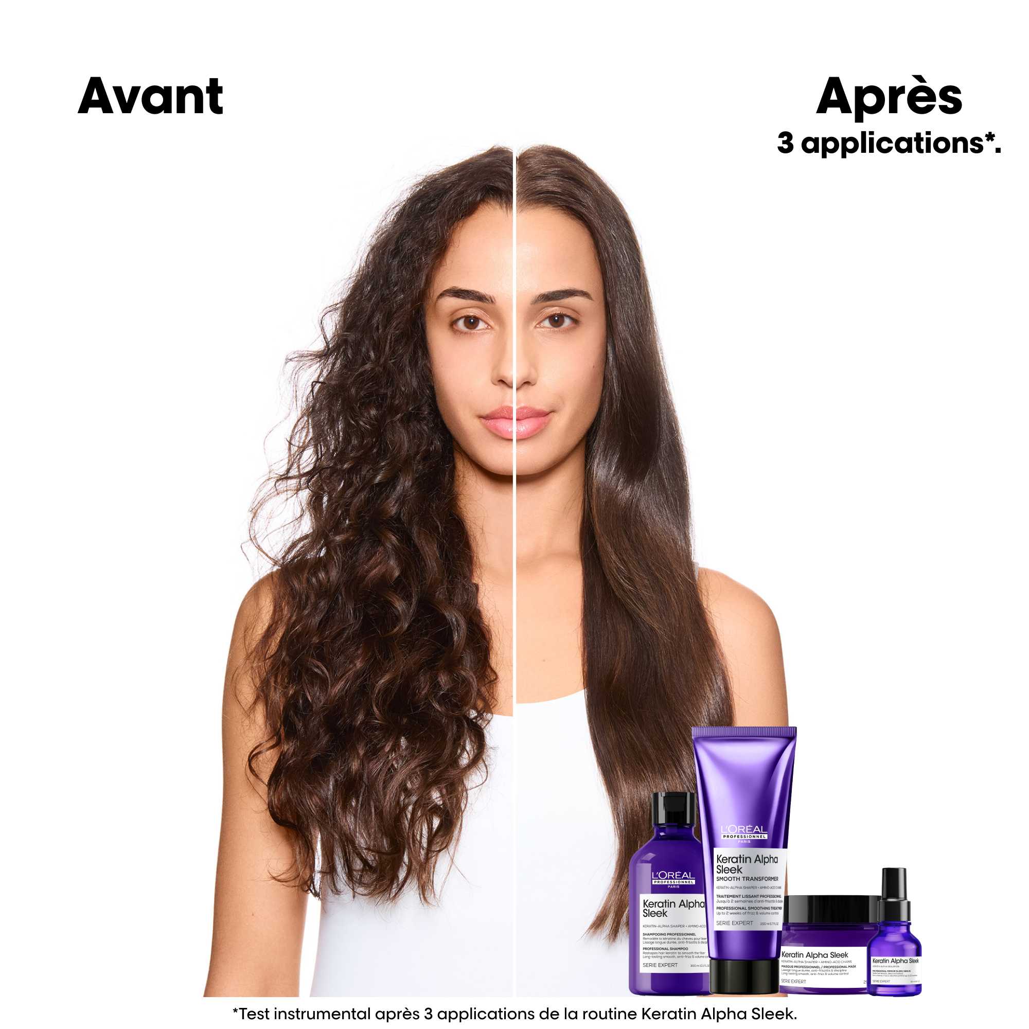 Sérum Keratin Alpha Sleek L'Oréal Professionnel 50 ML - Image 3