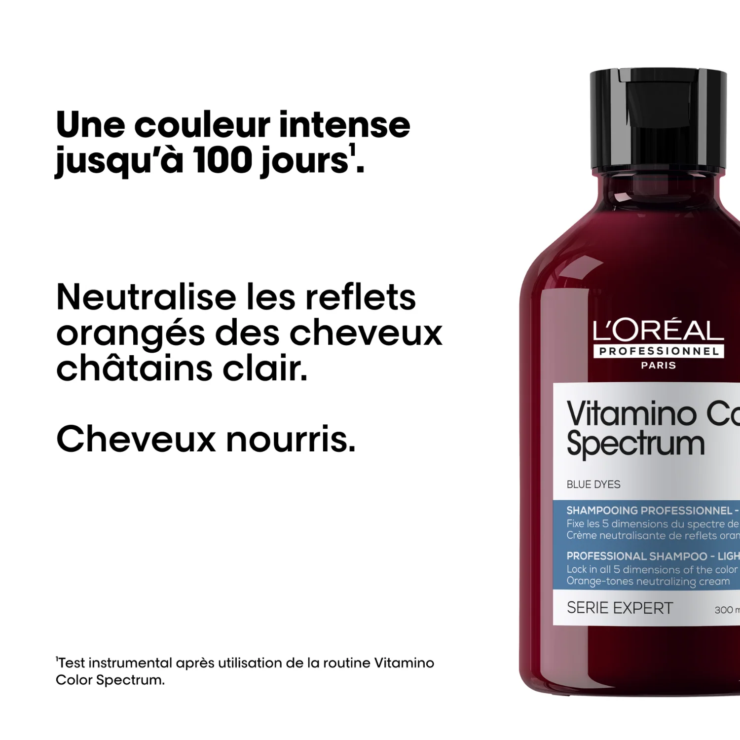 Shampoing Bleu Anti-Orange Vitamino Color Spectrum L'Oréal Professionnel 300 ML - Image 3