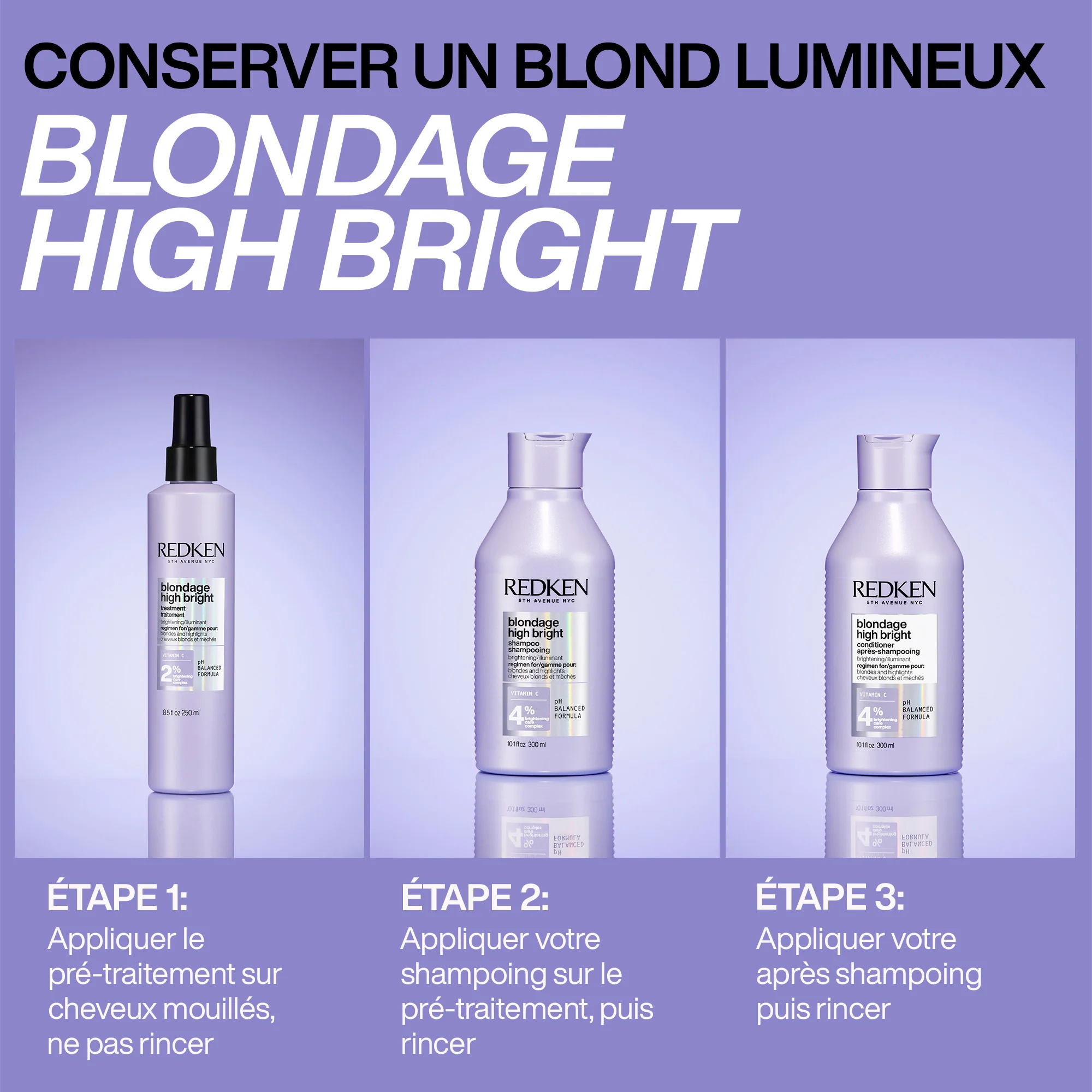Shampoing Blondage High Bright Redken 300 ML - Image 5
