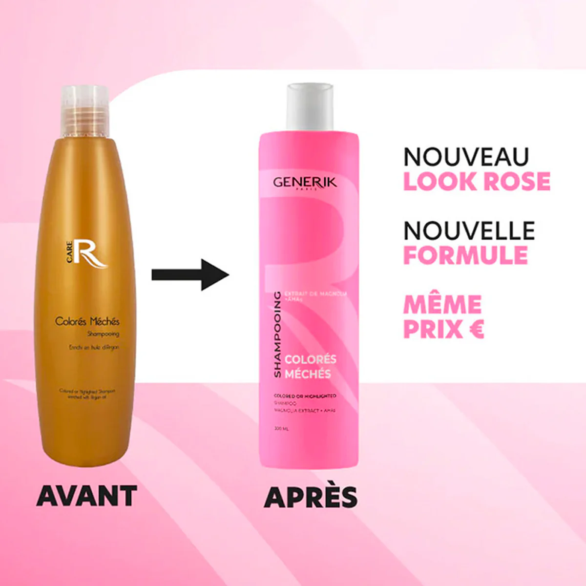 Shampoing Cheveux Colorés/Méchés Generik 300 ML - Image 2