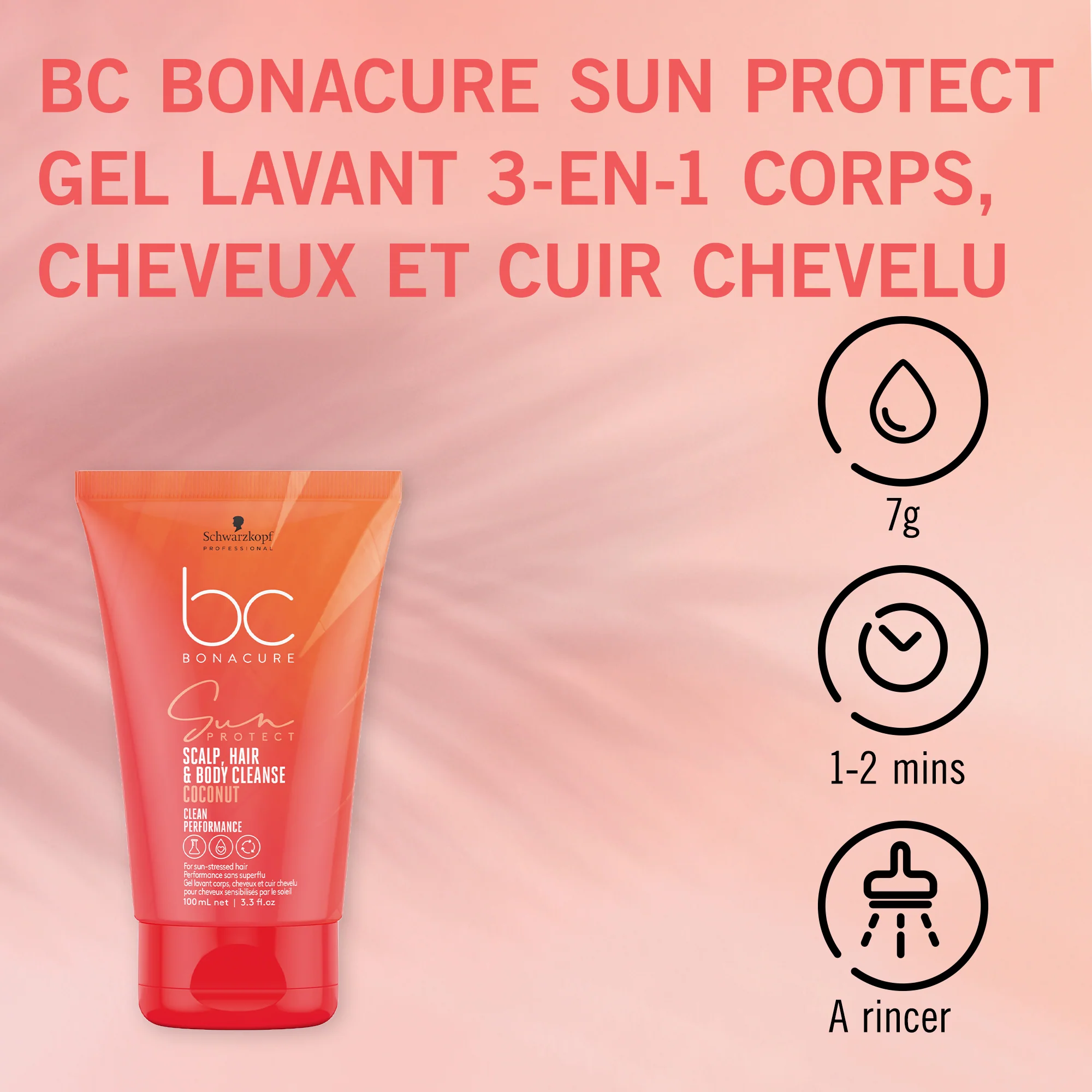 Shampoing Cheveux & Corps BC Sun Protect Schwarzkopf - Image 3