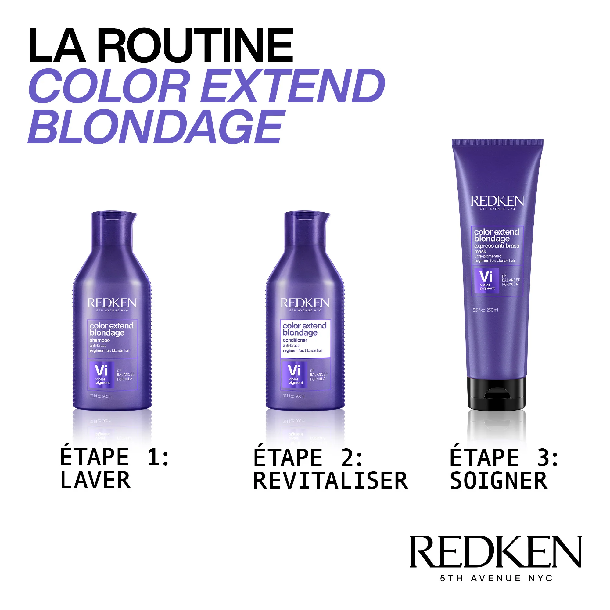 Shampoing Color Extend Blondage Redken 300 ML - Image 3