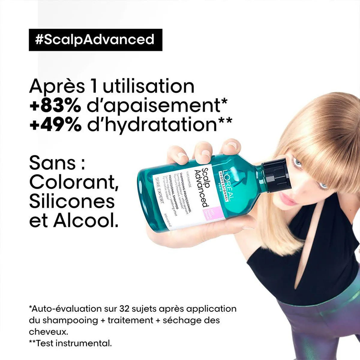 Shampoing Dermo Régulateur Anti-Inconfort Scalp Advanced L'Oréal Professionnel 500 ML - Image 2