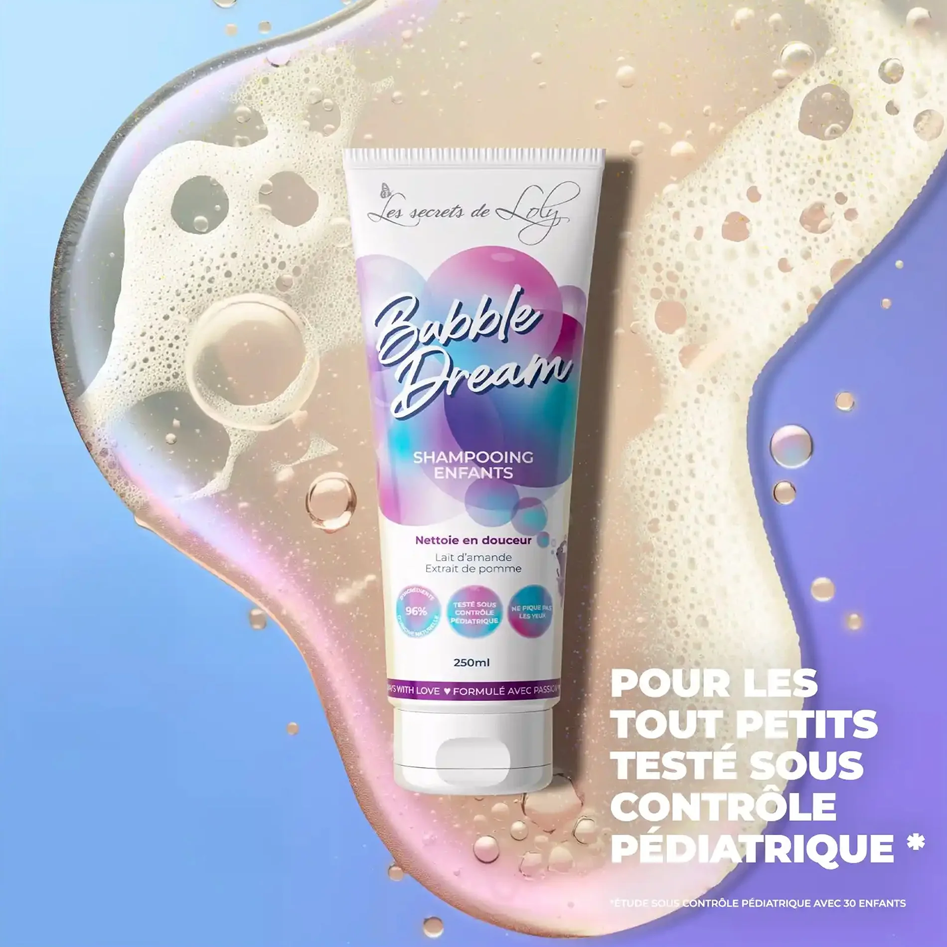 Shampoing Enfant Bubble Dream Les Secrets de Loly 250 ML - Image 3