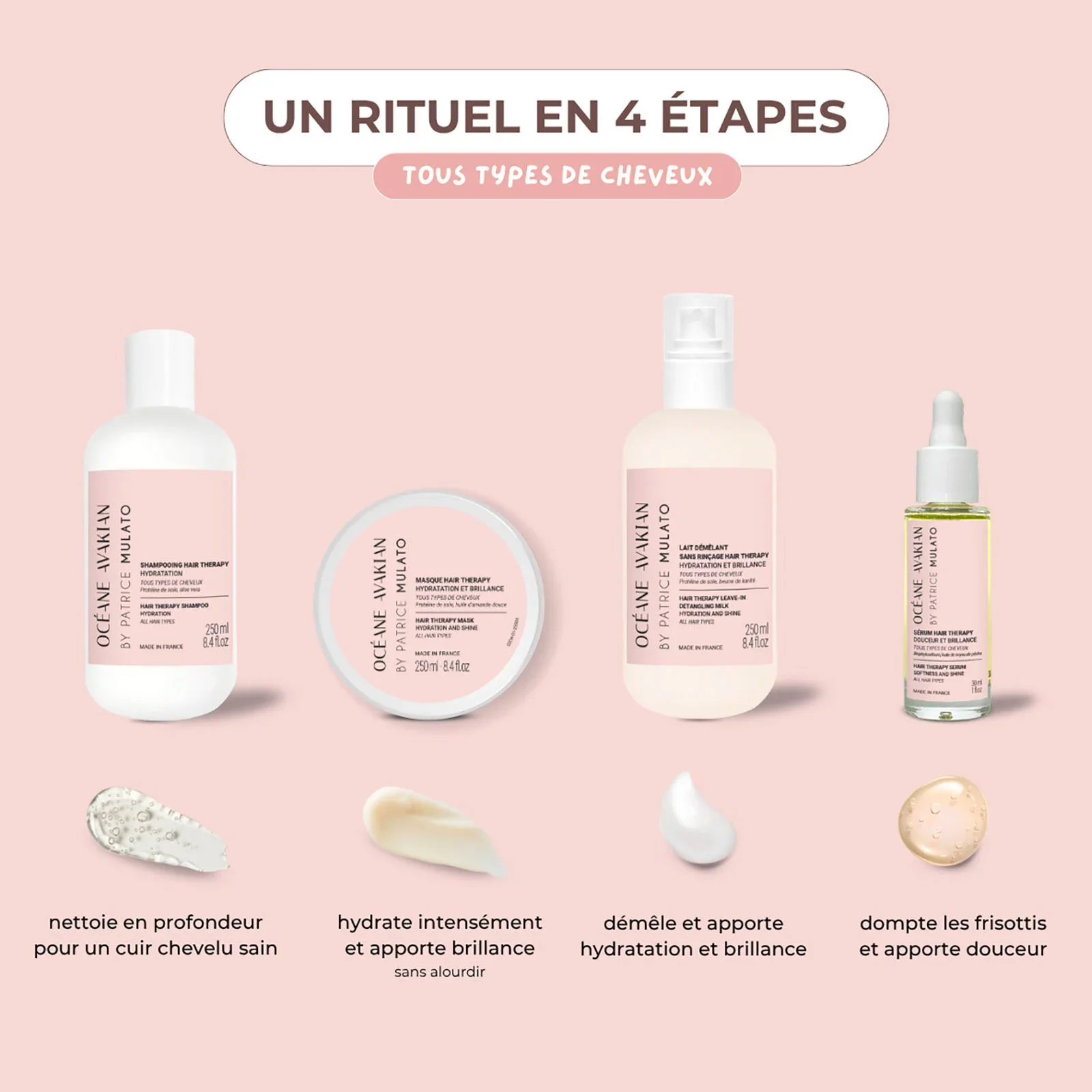 Shampoing Hydratation Hair Therapy Océane Avakian by Mulato - Image 2