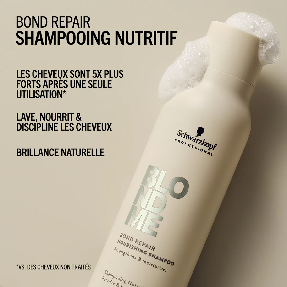 Shampoing Nutritif Blond Me Bond Repair Schwarzkopf 1 Litre - Image 2
