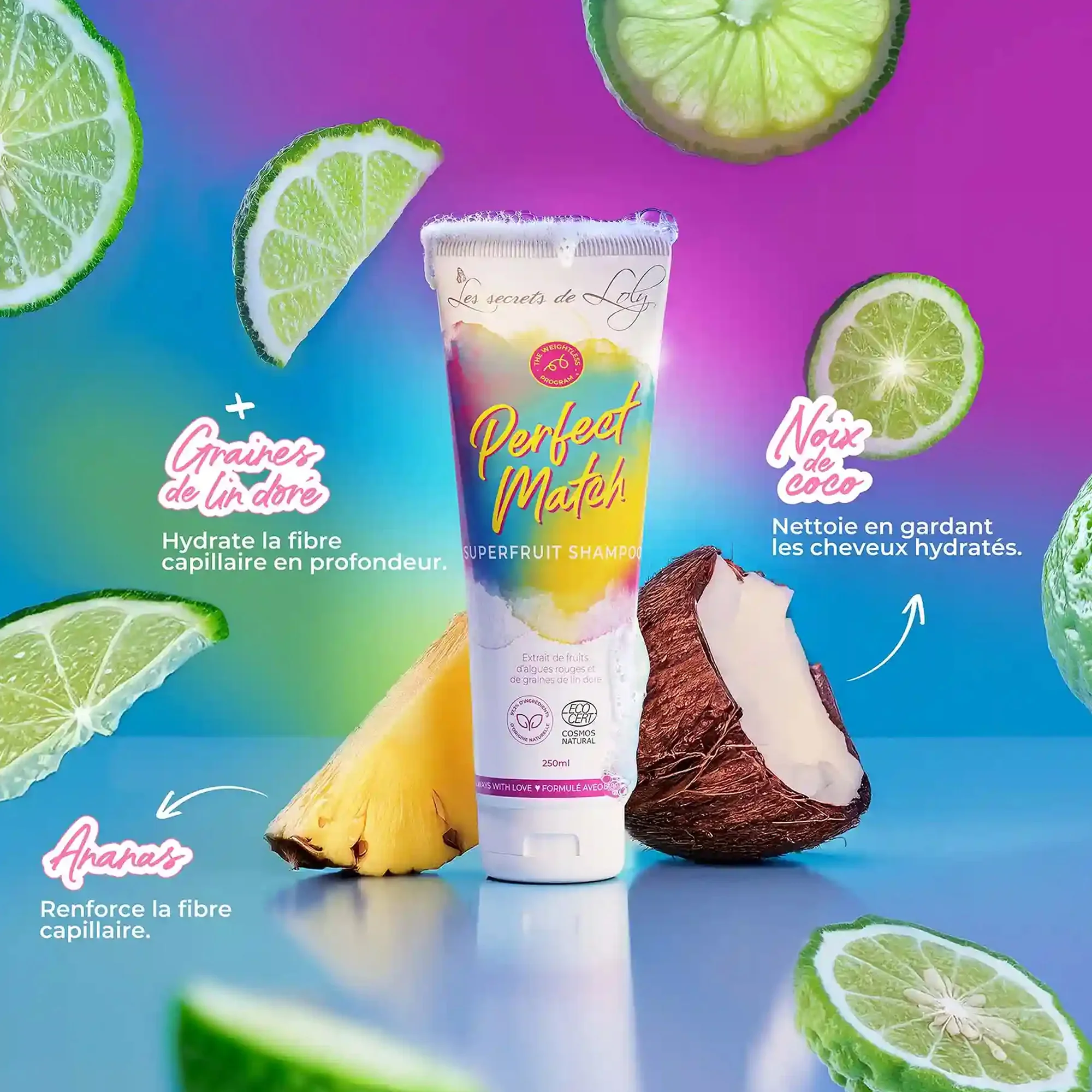 Shampoing Perfect Match - Les Secrets de Loly 250 ML - Image 2