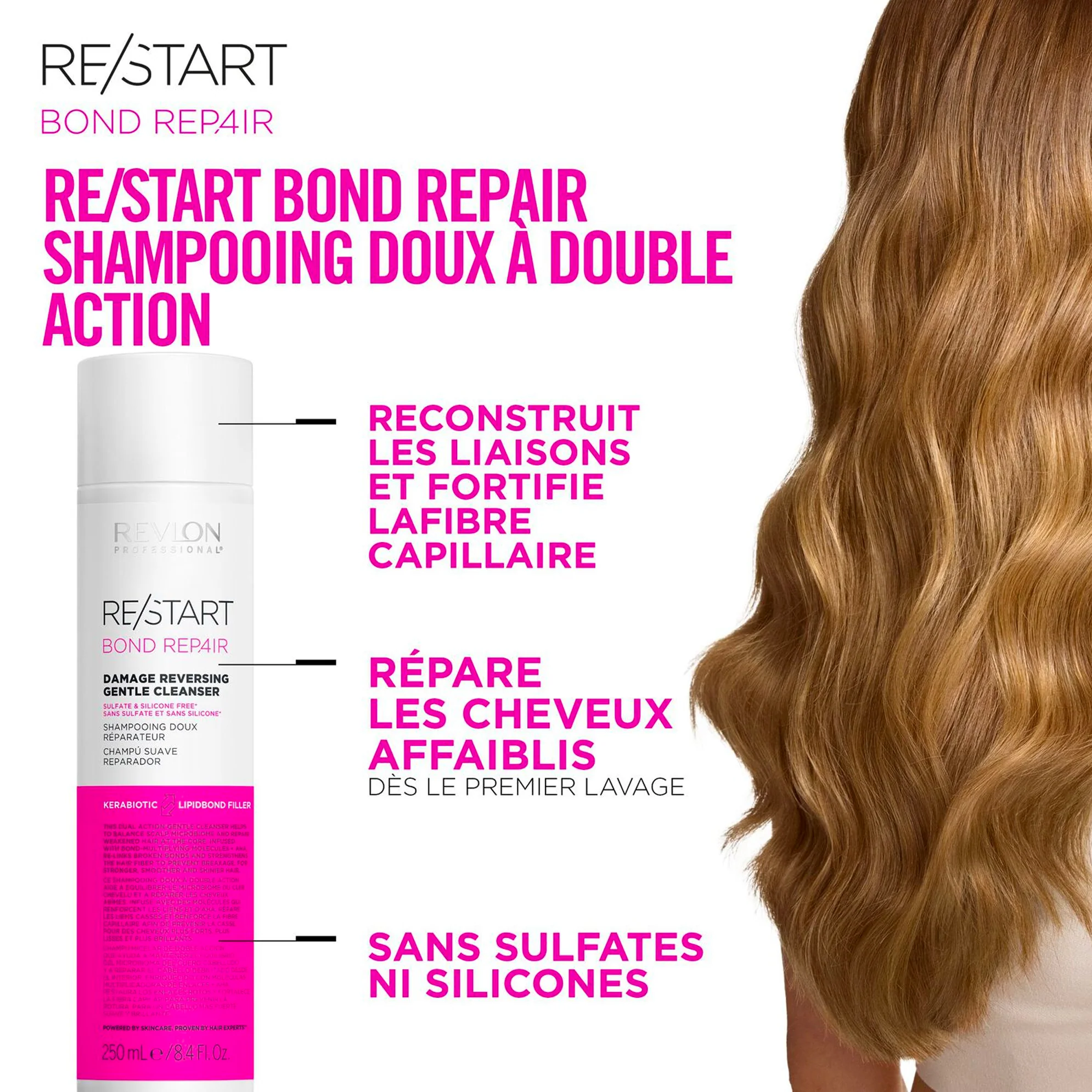 Shampoing Réparateur Bond Repair Re/Start Revlon - Image 3
