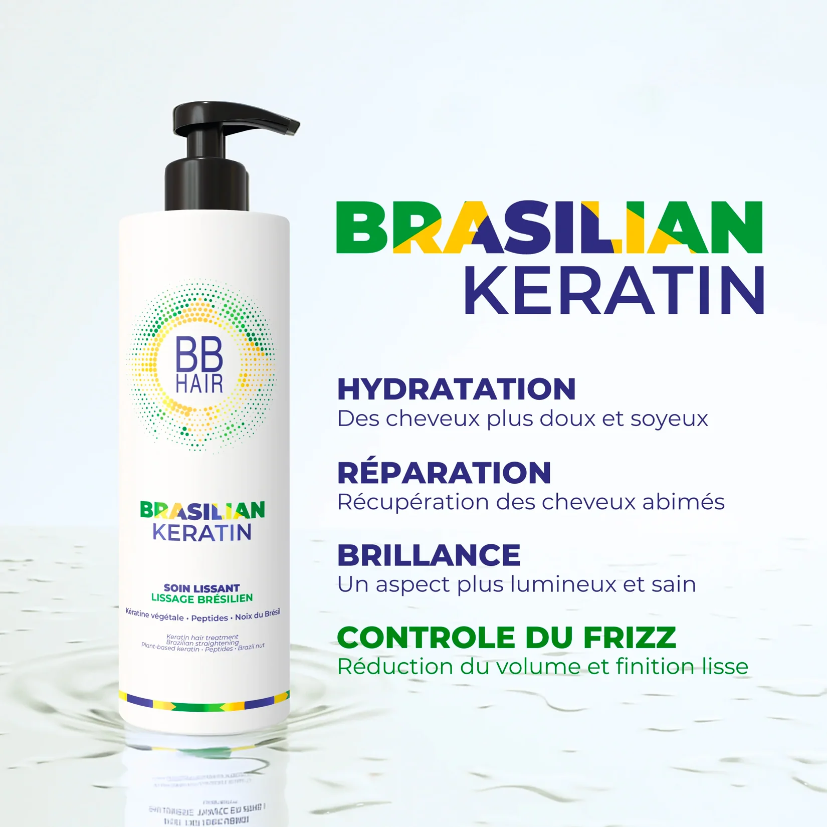 Soin Lissant Lissage Brésilien BBHair Generik 500 ML - Image 2