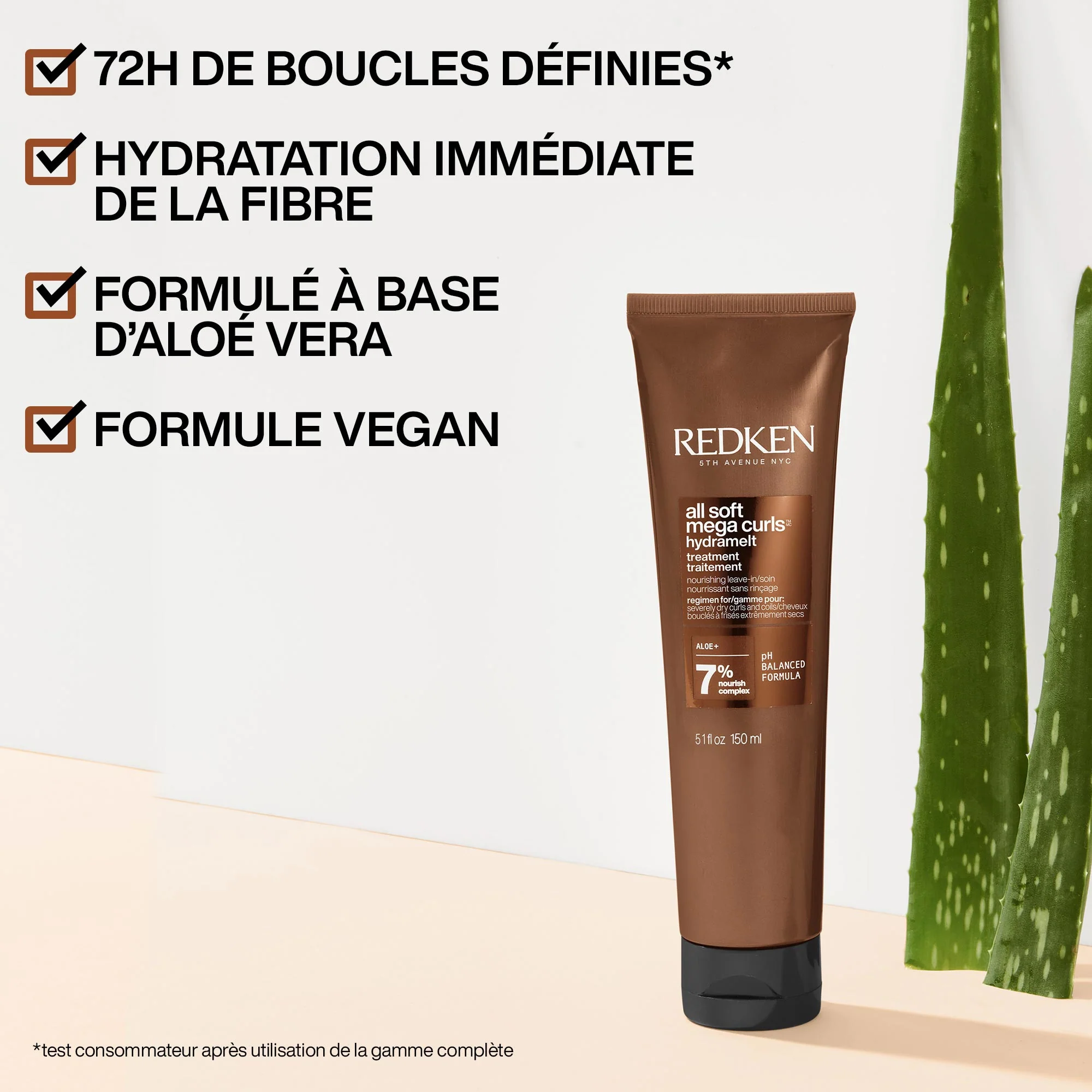Soin sans rinçage All Soft Mega Curls Redken 150 ML - Image 3