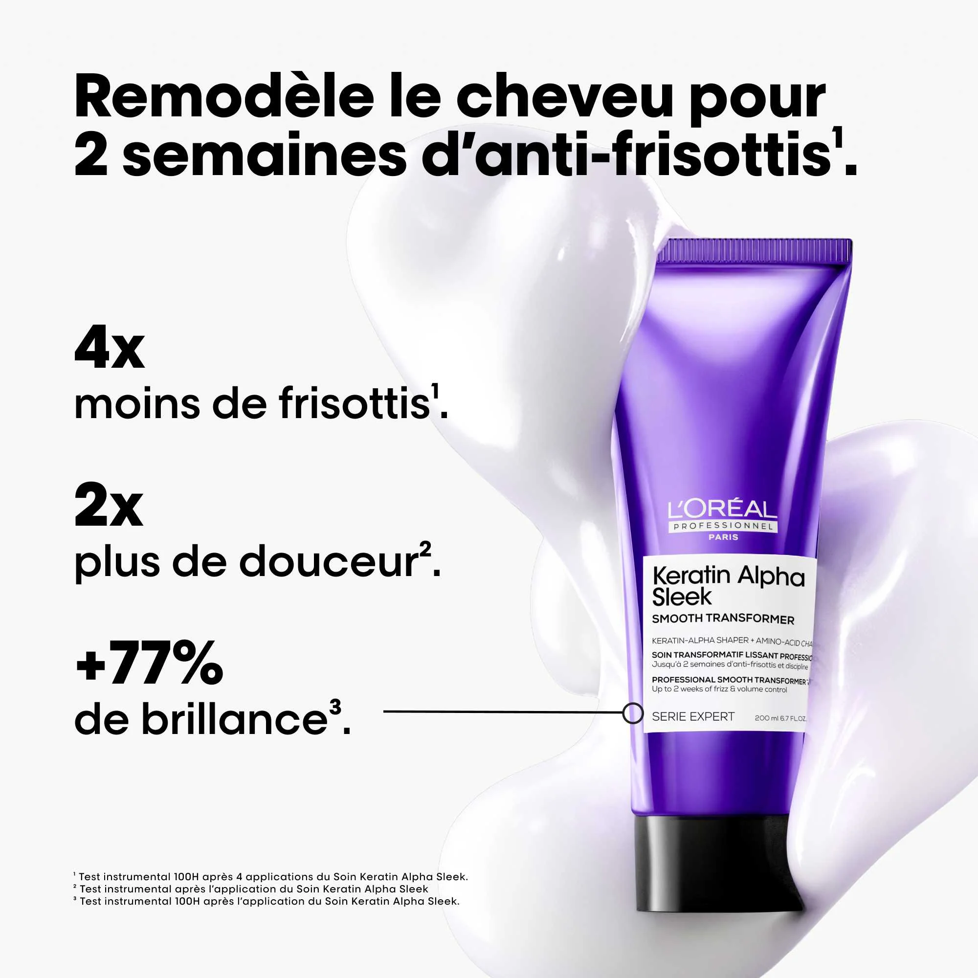 Soin Lissant Keratin Alpha Sleek L'Oréal Professionnel 200 ML - Image 2