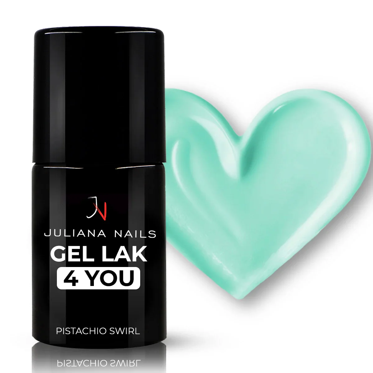 Vernis Semi-Permanent Vegan Juliana Nails Pistachio Swirl 6 ML